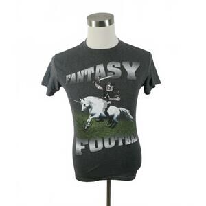 Pride and Strength Mens Gray T Shirt Small Fantasy Football